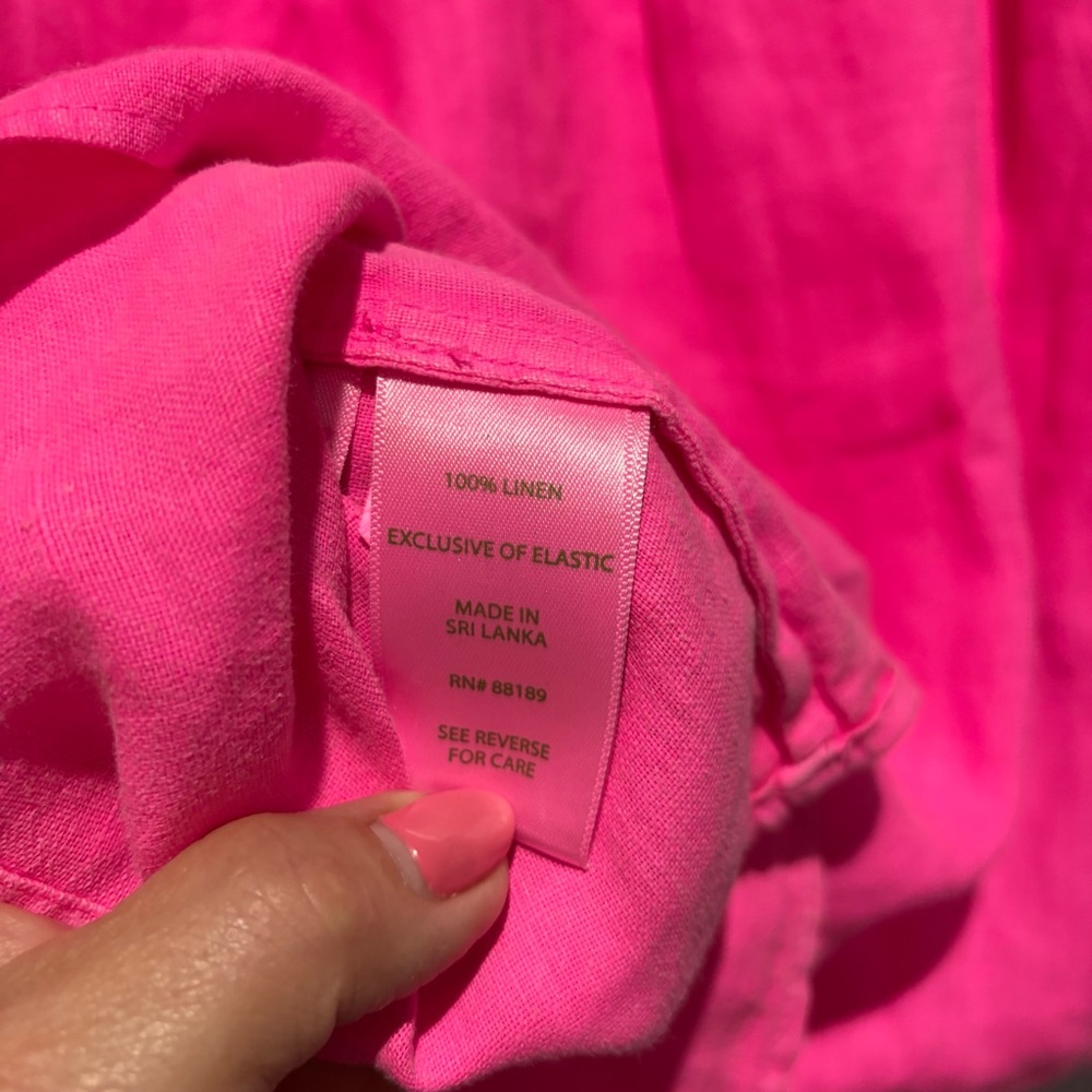 Lilly‎ Pulitzer linen top - Picture 5 of 5